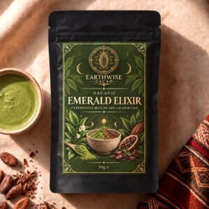 Emerald Elixir – Cacao & Matcha blend
